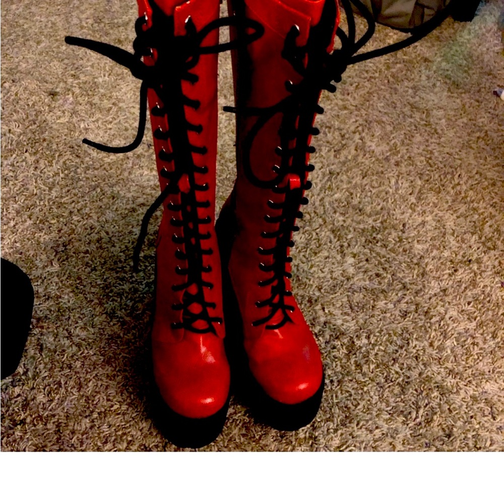 Red boots